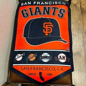Vintage SF Giants World Series Champs Classic Big Banner Home San Francisco, Ca!
